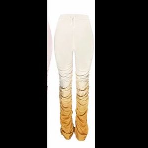 Golden Girl 2-Toned Stacked Pants 🍯